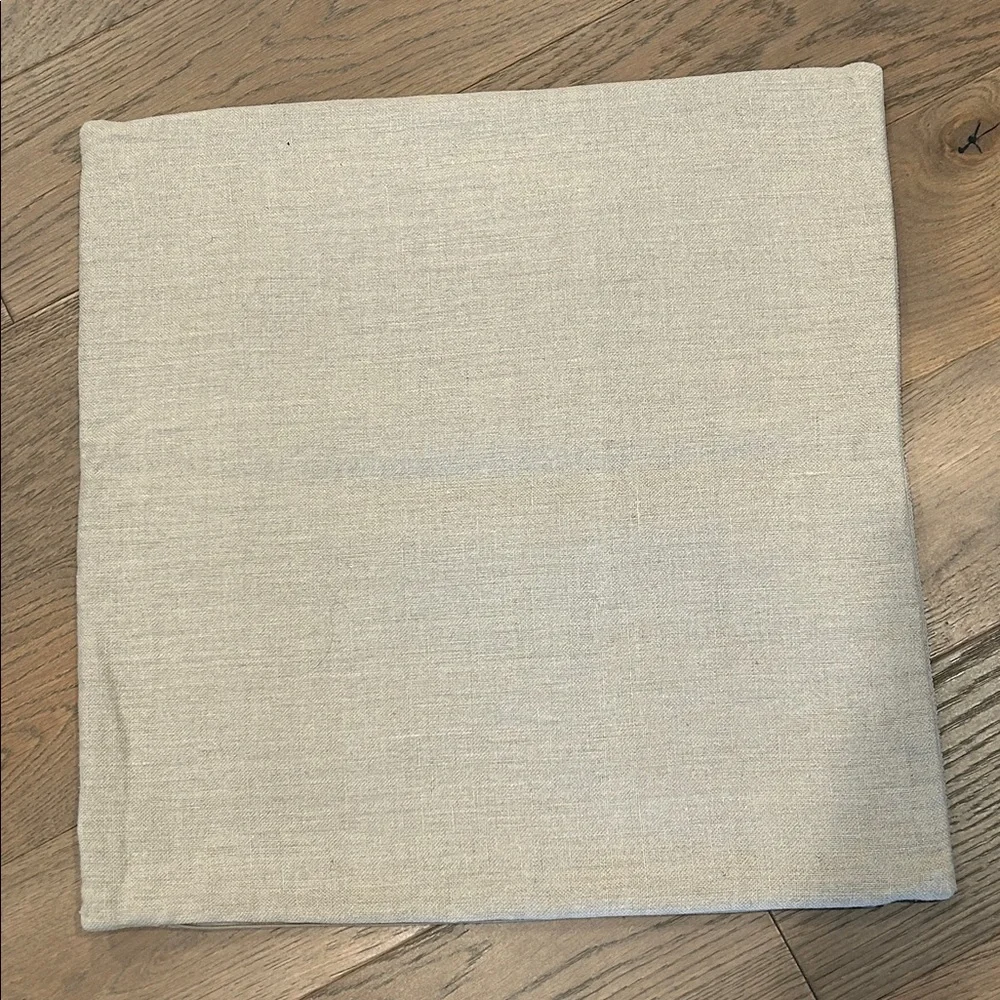RESTORATION HARDWARE cowhide linen pillow cover